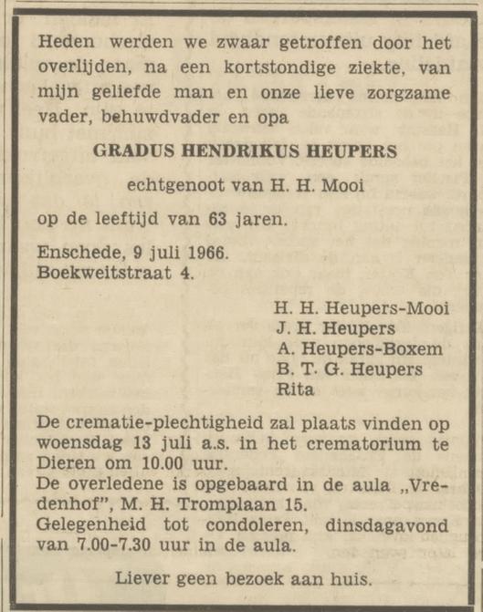 Boekweitstraat 4 G.H. Heupers overlijdensadvertentie TubaNTIA 11-7-1966.jpg