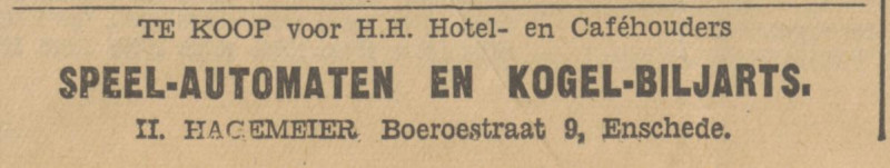Boeroestraat 9 H. Hagemeier advertentie Tubantia 2-1-1935.jpg