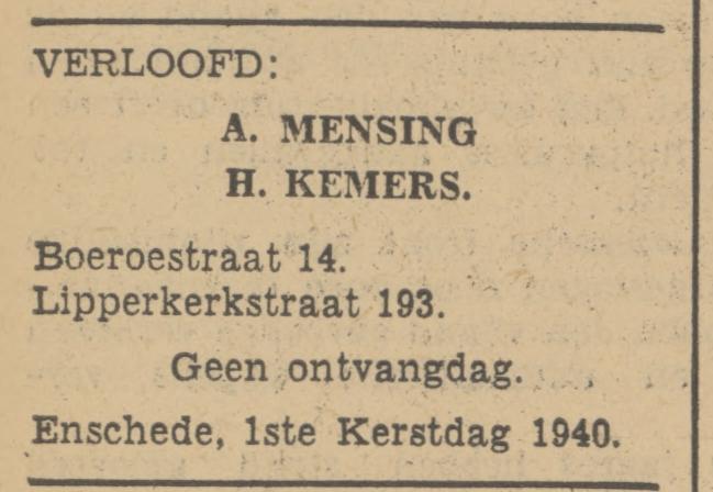 Boeroestraat 14 A. Mensing advertentie Tubantia 23-12-1940.jpg