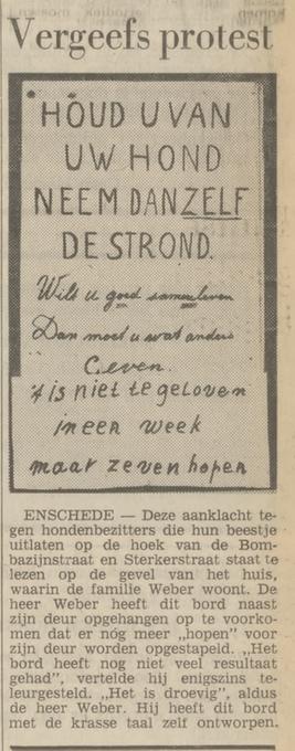 Bombazijnstraat hoek Sterkerstraat Weber krantenbericht Tubantia 12-1-1972.jpg