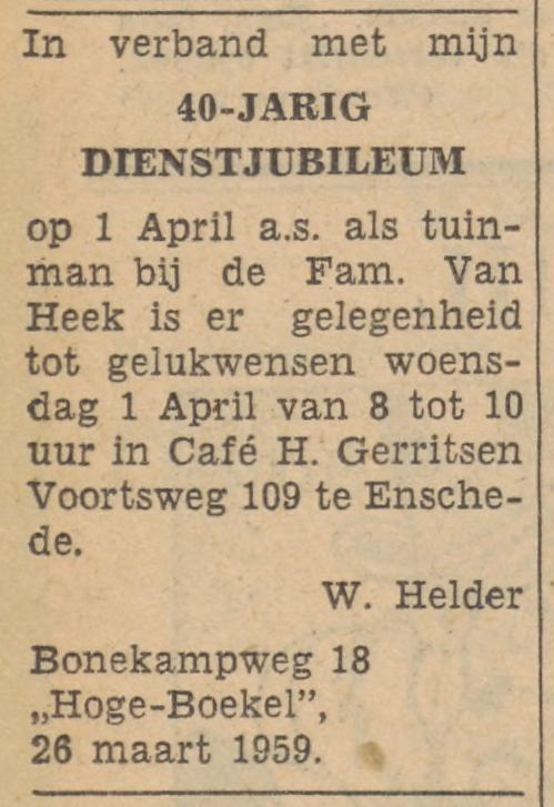 Bonekampweg 18 Hoge Boekel W. Helder tuinman advertentie Tubantia 26-3-1959.jpg