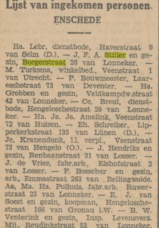 Borgerstraat 26 J.F.A. Stiller krantenberictht Tubantia 26-3-1931.jpg