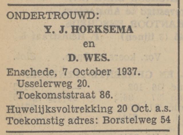 Borstelweg 54 D. Wes advertentie Tubantia 7-10-1937.jpg