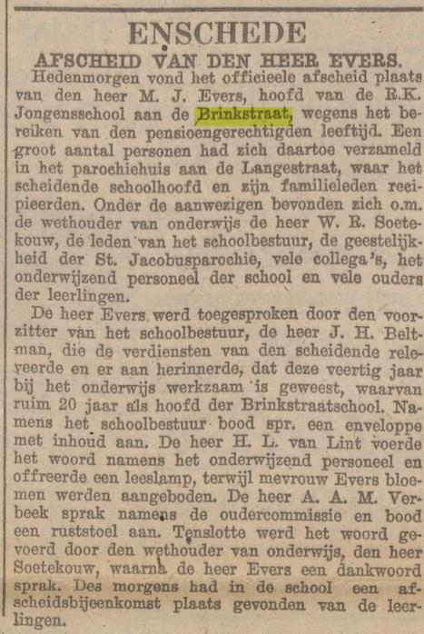 Brinkstraat 22 M.J. Evers krantenbericht 31-7-1942.jpg