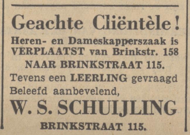 Brinkstraat 115 W.S. Schuyling kapper advertentie Tubantia 28-10-1936.jpg