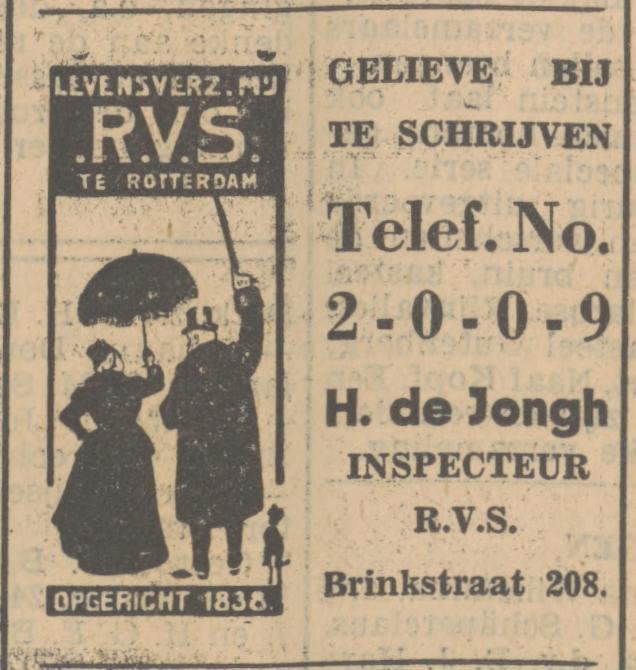 Brinkstraat 208 H. de Jongh advertentie Tubantia 13-10-1943.jpg