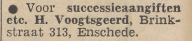 Brinkstraat 313 H. Voogtsgeerd advertentie Tubantia 13-4-1957.jpg
