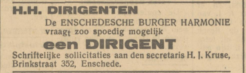 Brinkstraat 352 H.J. Kruse advertentie Het Parool 26-9-1945.jpg