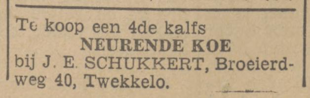 Broeierdweg 40 J.E. Schukkert advertentie Tubantia 25-3-1942.jpg