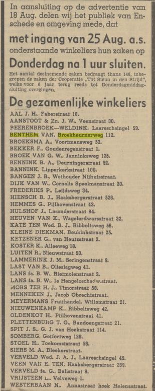 Broekheurnerweg 112 van Benthem advertentie Tubantia 23-8-1938.jpg