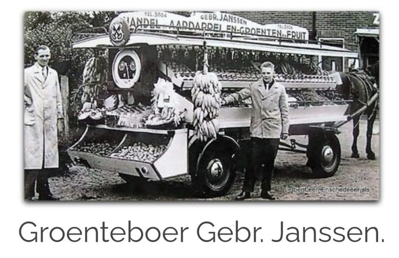 Broekheurnerweg 281 Groenteboer Gebr.Theo en Hennie Janssen. Tel. 5804. foto 1970..jpg