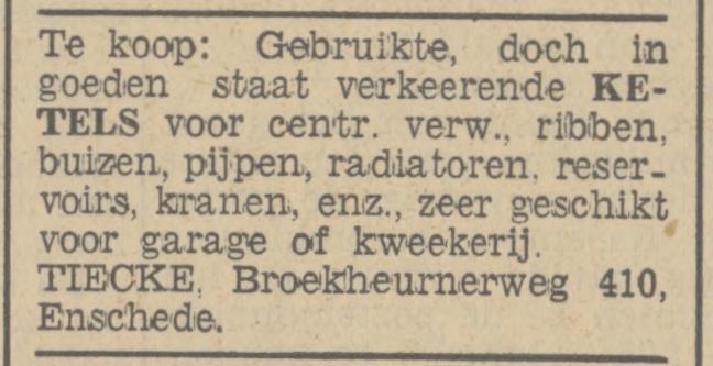 Broekheurnerweg 410 Tiecke advertentie Tubantia 15-6-1938.jpg