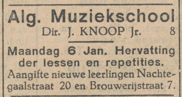 Brouwerijstraat 7 J. Knoop advertentie Tubantia 4-1-1930.jpg
