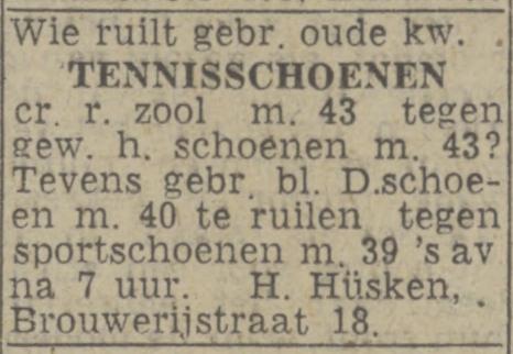 Brouwerijstraat 18 H.Hüsken advertentie Twentsch nieuwsblad 28-9-1943.jpg