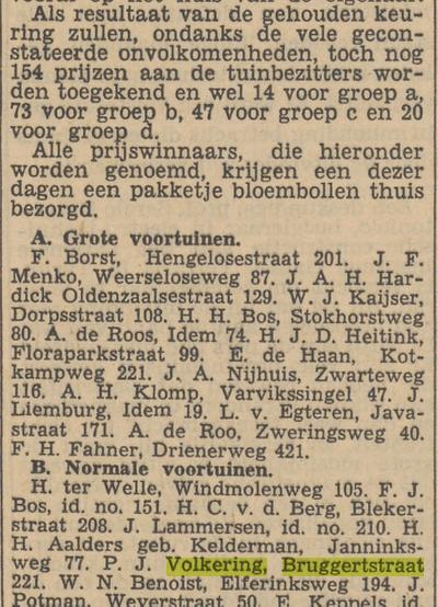 Bruggertstraat 221 P.J. Volkering krantenbericht Tubantia 3-11-1953.jpg