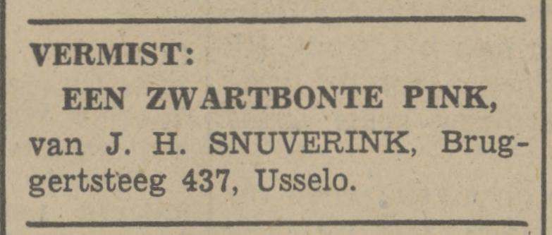 Bruggertsteeg 437 Usselo J.H. Snuverink advertentie Tubantia 4-9-1941.jpg