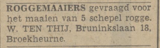Bruninkslaan 18 W. ten Thij advertentie Tubantia 24-7-1942.jpg