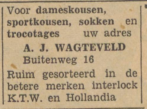 Buitenweg 16 A.J. Wagteveld advertentie Tubantia 25-3-1954.jpg