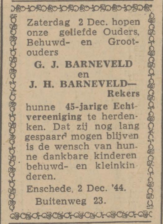 Buitenweg 23 G.J. Barneveld advertentie Tubantia 30-11-1944.jpg