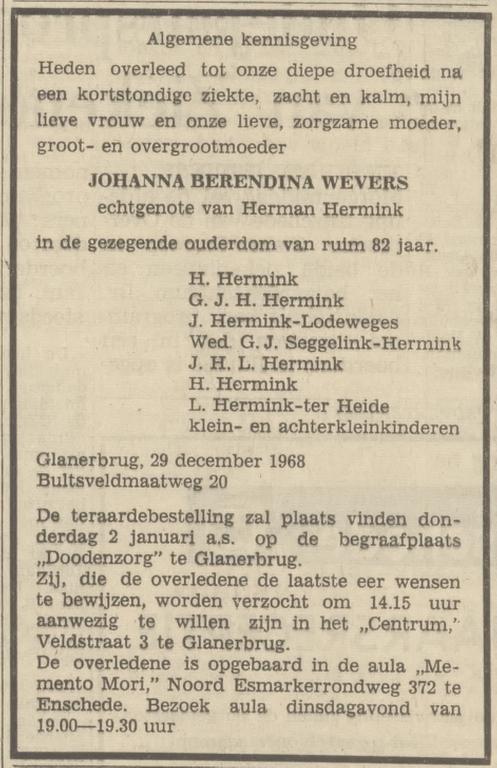 Bultsveldmaatweg 20 H. Hermink advertentie 30-12-1968.jpg
