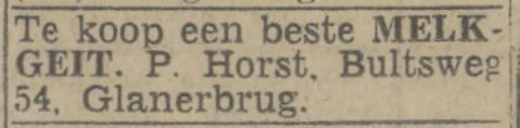 Bultsweg 54 Glanerbrug P. Horst advertentie Twentsch nieuwsblad 27-6-1944.jpg
