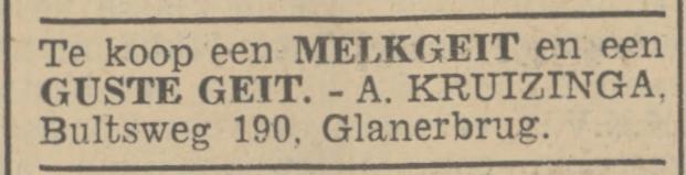 Bultsweg 190 Glanerbrug A. Kruizinga advertentie Tubantia 7-10-1939.jpg