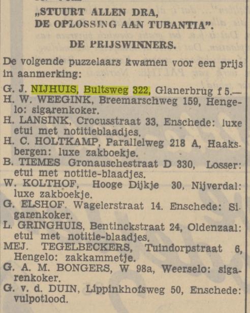 Bultsweg 322 G.J. Nijhuis krantenbericht Tubantia 19-3-1938.jpg