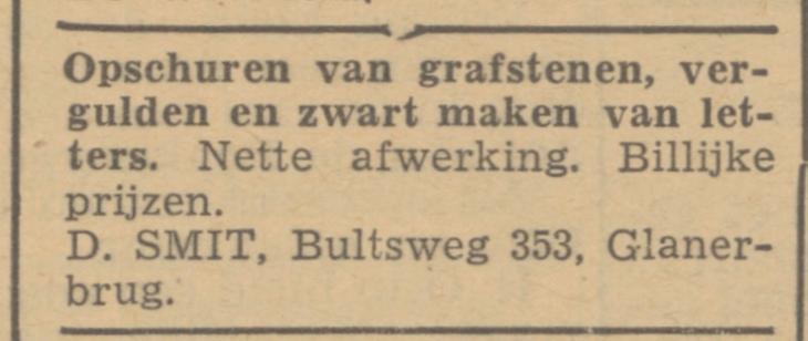 Bultsweg 353 Glanerbrug D. Smit advertentie De Waarheid 2-7-1945.jpg