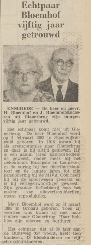 Bultsweg 357 H. Bloemhof krantenbericht Tubantia 11-7-1967.jpg
