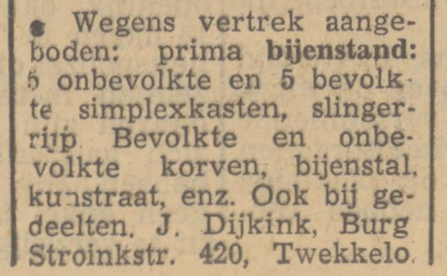 Burgemeester Stroinkstraat 420 J. Dijkink advertentie Tubantia 28-7-1949.jpg