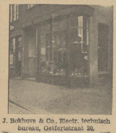 Getfertstraat 20 later C.F. Klaarstraat 20 J. Bokhove & Co., Electr. technisch bureau, krantenfoto Tubantia 19-6-1934.jpg