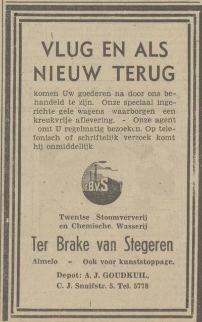 C.J. Snuifstraat 5 A.J. Goudkuil advertentie Tubantia 13-3-1948.jpg