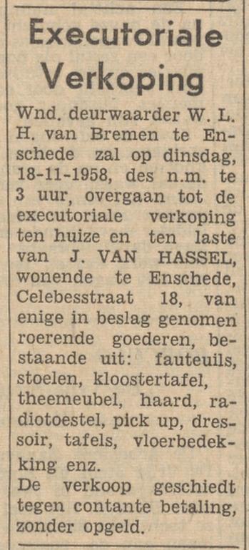 Celebesstraat 18 J. van Hassel advertentie Tubantia 17-11-1958.jpg
