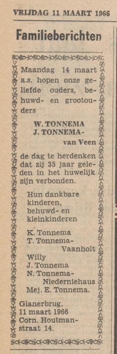 Cornelis Houtmanstraat 14 W. Tonnema advertentie Tubantia 1-3-1966.jpg