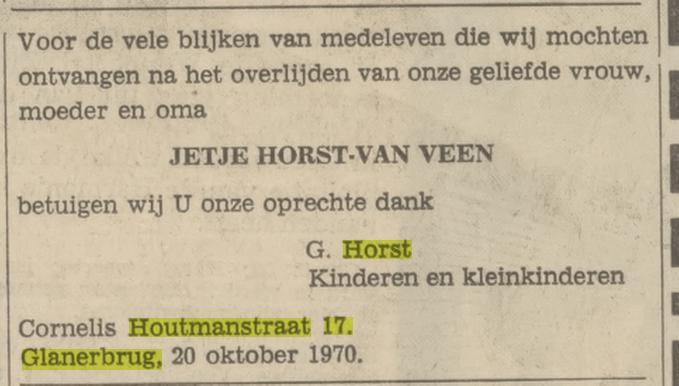 Cornelis Houtmanstraat 17 Glanerbrug G. Horst advertentie Tubantia 21-10-1970.jpg