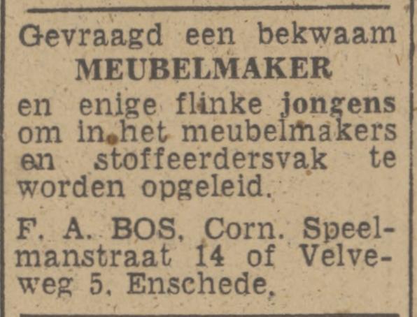 Cornelis Speelmanstraat 14 F.A. Bos advertentie Tubantia 24-5-1947.jpg