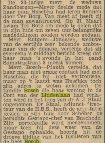 Cort van der Lindenlaan J.H. Bosch krantenbericht Tubantia 26-9-1951.jpg