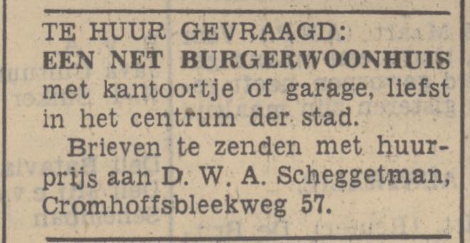 Cromhoffsbleekweg 57 D.W.A. Scheggetman advertentie Tubantia 18-3-1938.jpg