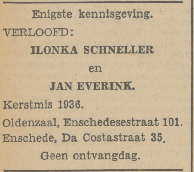 Da Costastraat 35 Jan Leverink advertentie Tubantia 21-12-1936.jpg