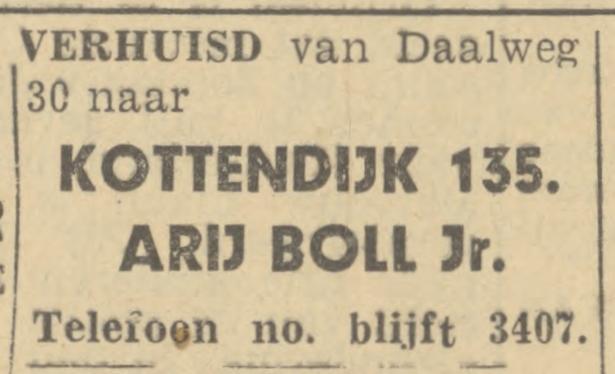 Daalweg 30 Arij Boll adventie Twentsch nieuwsblad 24-1-1944.jpg