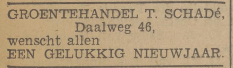 Daalweg 46 groentehandel T. Schade advertentie Tubantia 30-12-1939.jpg