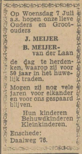 Daalweg 76 J. Meijer advertentie Tubantia 3-7-1948.jpg