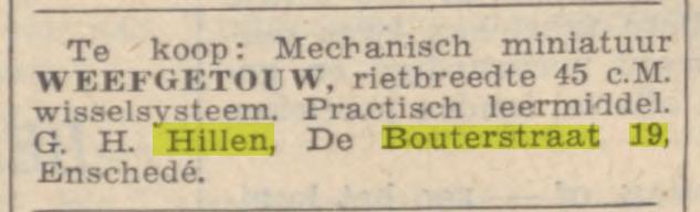 De Bouterstraat 19 G.H. Hillen advertentie 10-12-1938.jpg