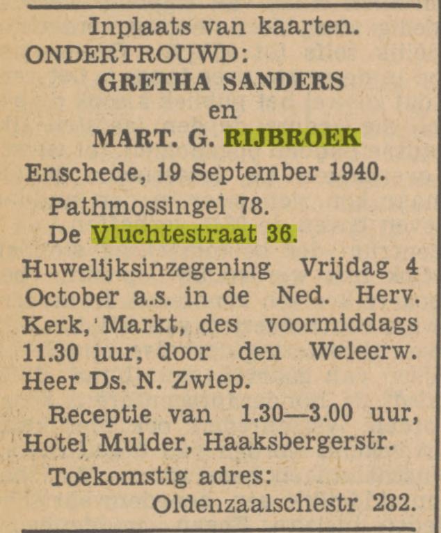 De Vluchtestraat 36 Mart G. Rijbroek advertentie Tjubantia 19-9-1940.jpg