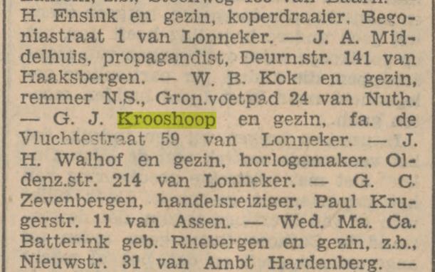 De Vluchtestraat 59 G.J. Krooshoop krantenbericht 16-1-1930.jpg