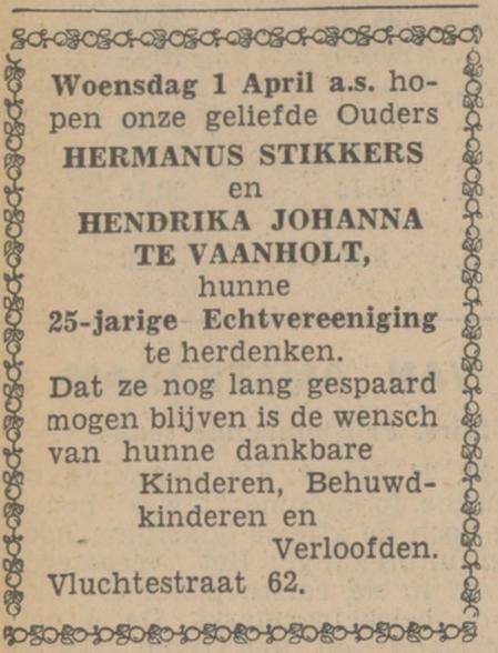 De Vluchtestraat 62 Hermanus Stikkers advertentie Tubantia 31-3-1936.jpg