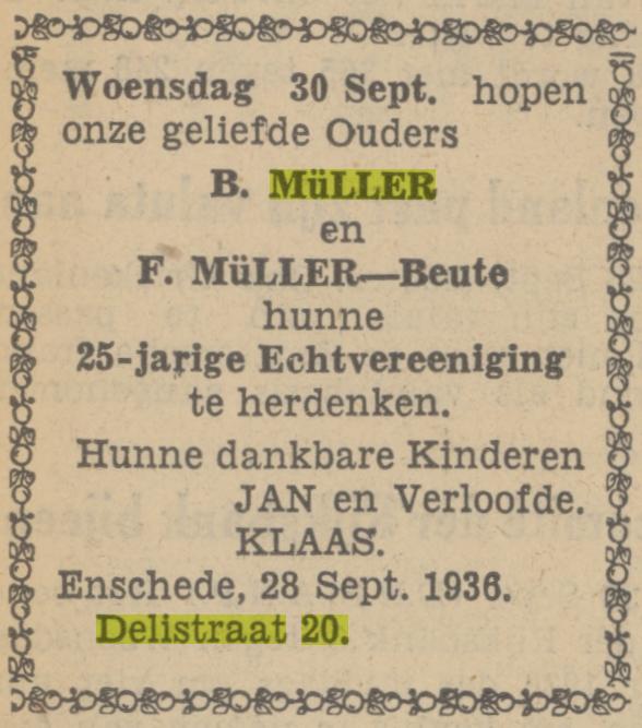 Delistraat 20 B. Muller advertentie Tubantia 28-9-1936.jpg