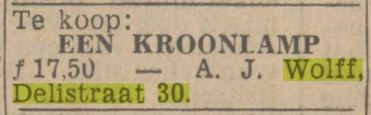 Delistraat 30 A.J. Wolff advertentie Twentsch nieuwsblad 7-4-1943.jpg