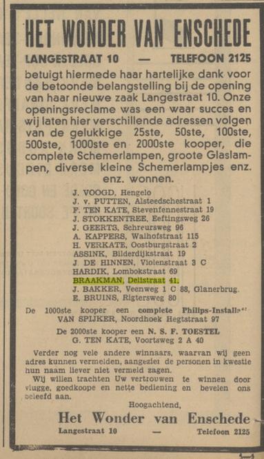 Delistraat 41 Braakman advertentie Tubantia 8-4-1932.jpg