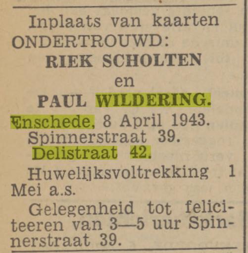 Delistraat 42 Paul Wildering advertentie Twentsch nieuwsblad 8-4-1943.jpg
